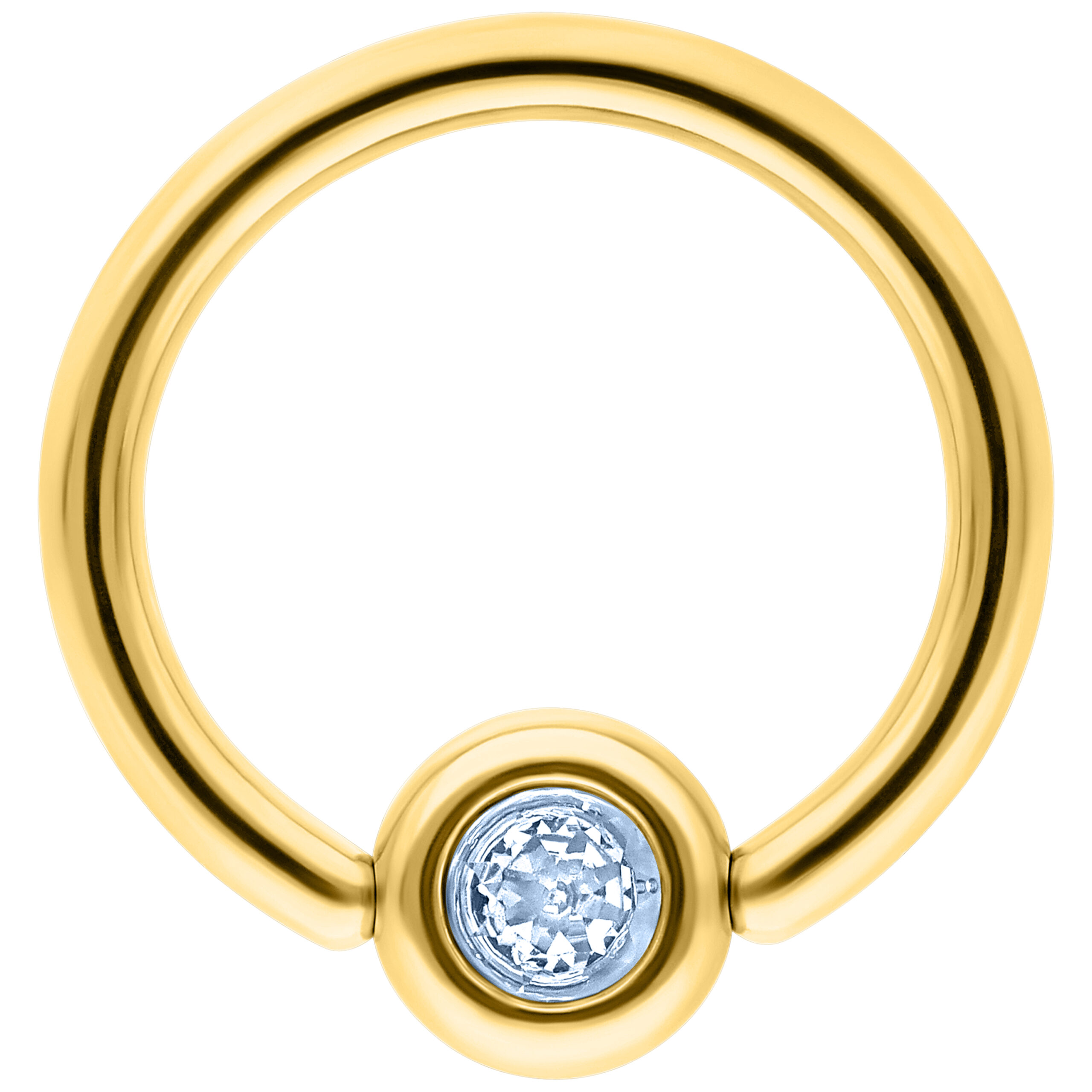 Medi Flat Back Jewelled Clip in Ring Medi Flat Back Jewelled Clip in Ring