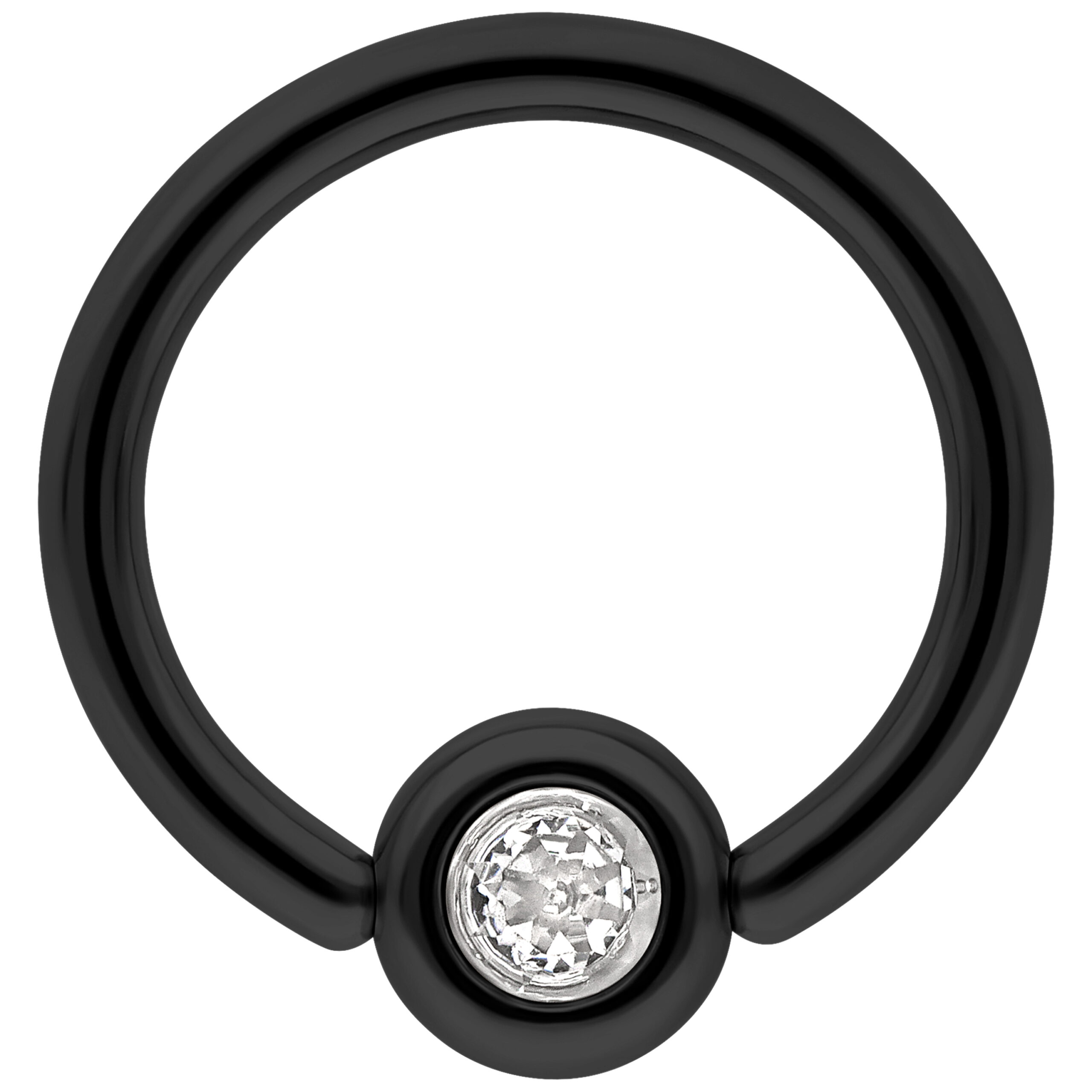 Medi Flat Back Jewelled Clip in Ring Medi Flat Back Jewelled Clip in Ring