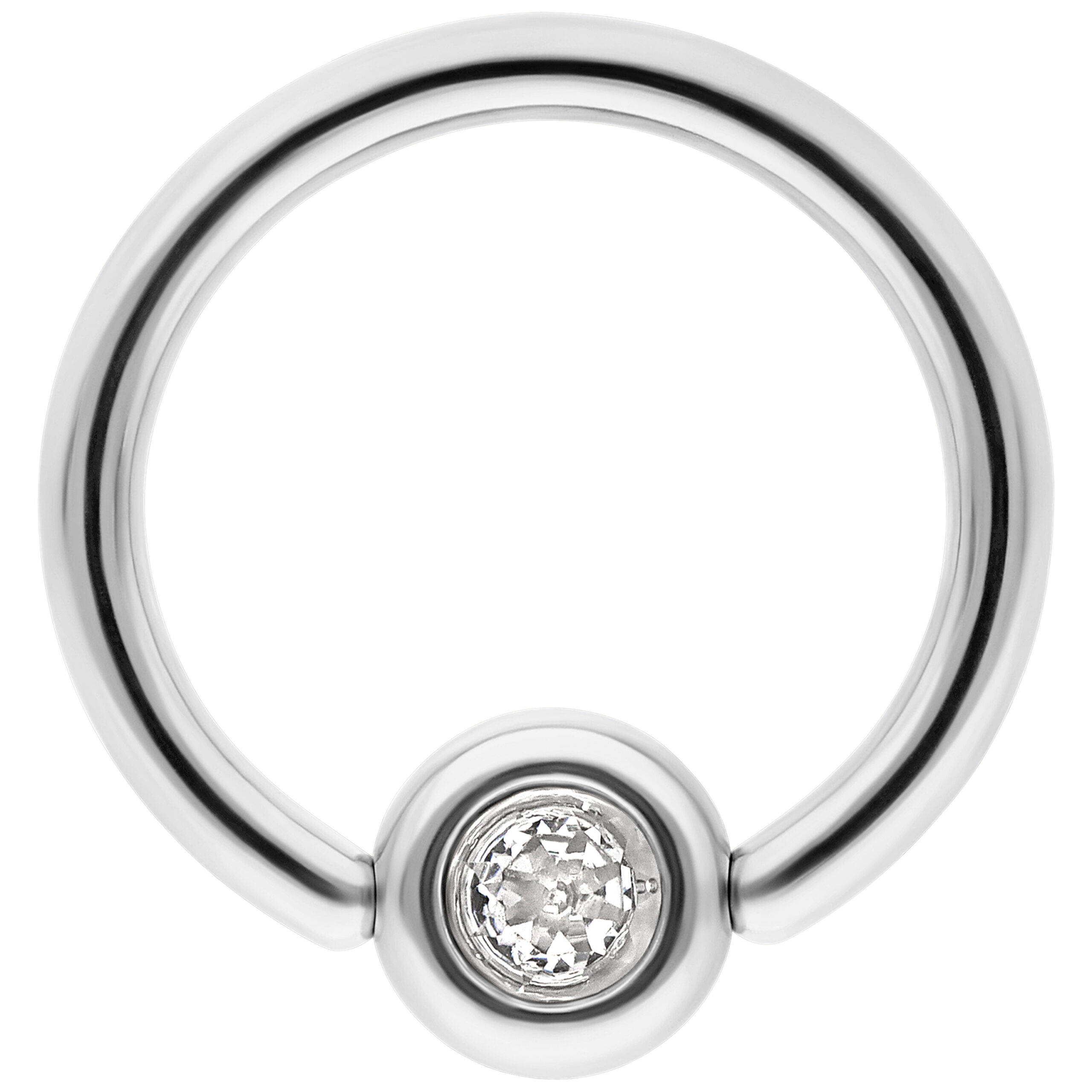 Medi Flat Back Jewelled Clip in Ring Medi Flat Back Jewelled Clip in Ring