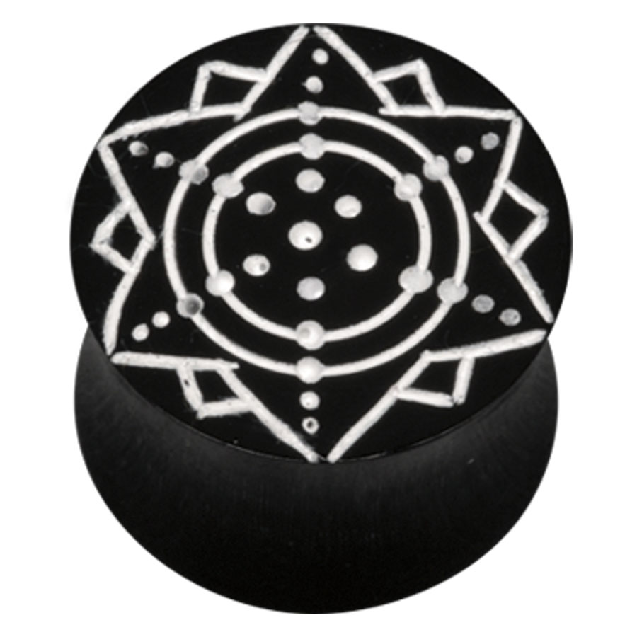 Buffalo Horn Crop Circle Sun Plug