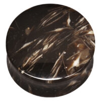 Organic Feather Agate Plug