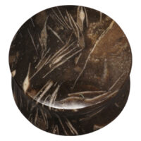 Organic Feather Agate Plug