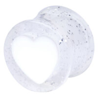 Glitter Heart Plug
