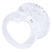 Glitter Heart Plug