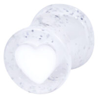 Glitter Heart Plug