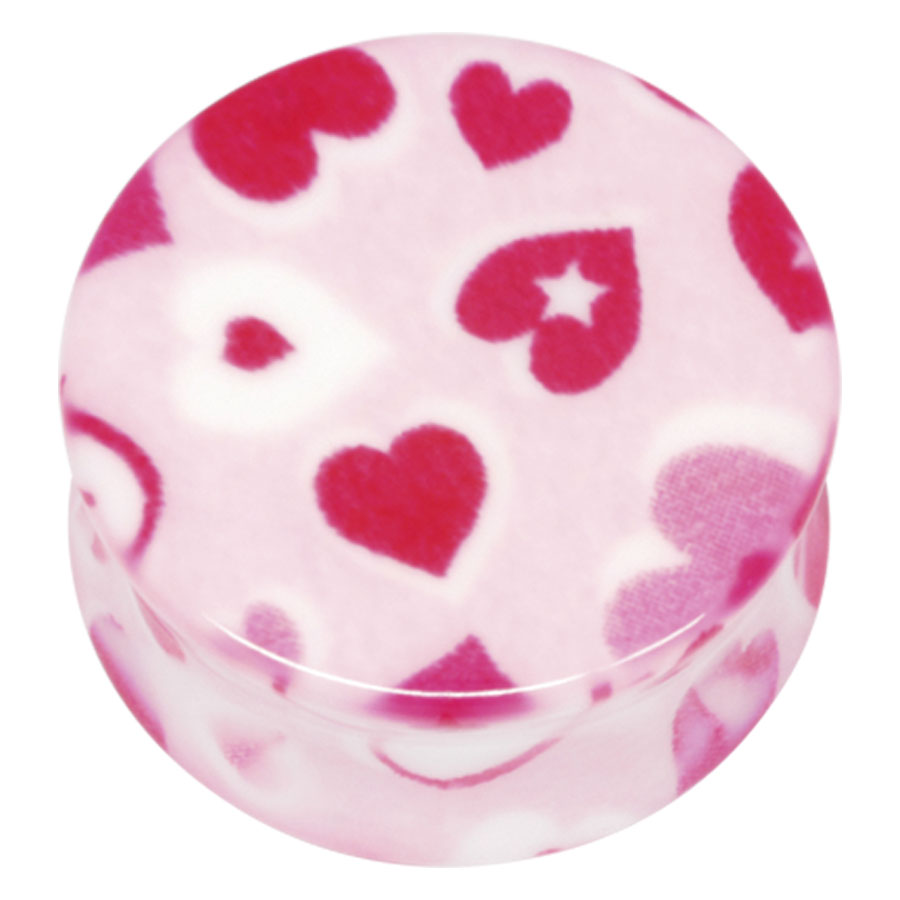 PMMA Polygraphix Hearts Plug