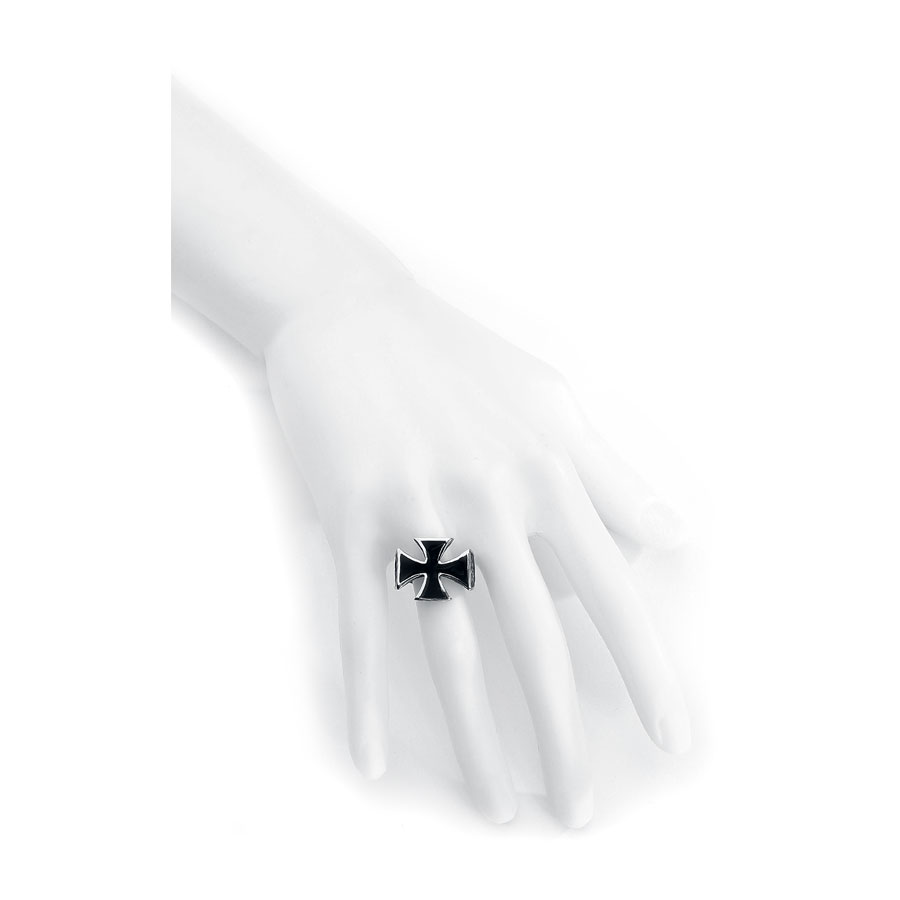 Steel Basicline® Iron Cross Ring