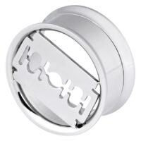 Steel Basicline® Razor Blade Internally Threaded Tunnel