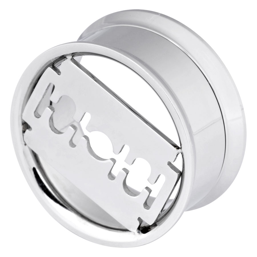 Steel Basicline® Razor Blade Internally Threaded Tunnel