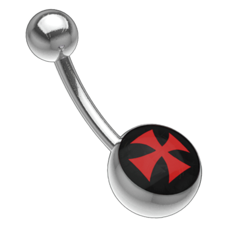 Picturebell 1.6x12mm Cross red/black