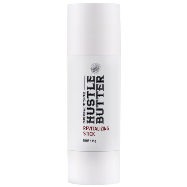 Hustle Butter Revitalizing Stick, blanco, 150 ml, sobre fondo blanco