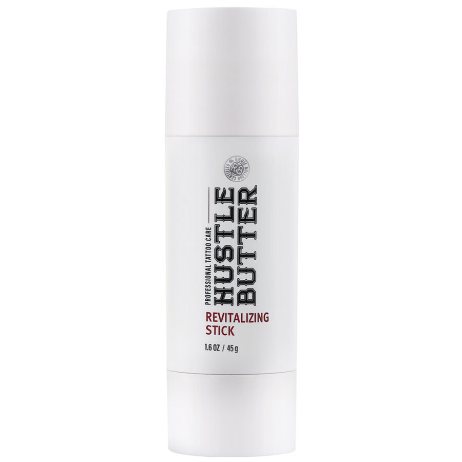 Hustle Butter Revitalizing Stick, blanco, 150 ml, sobre fondo blanco