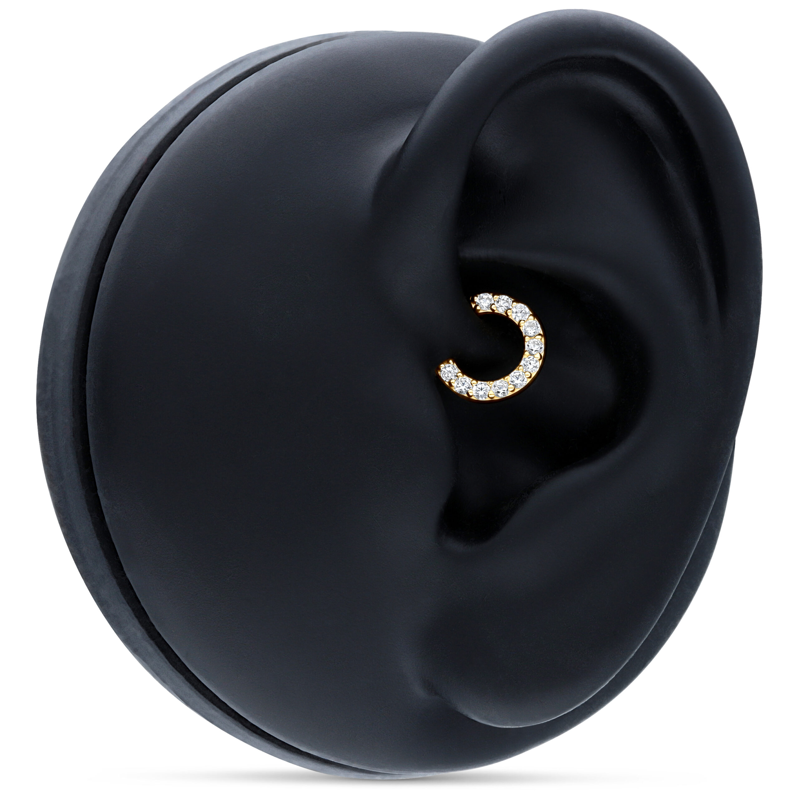 18k Pave Set Septum Ring 18k Pave Set Septum Ring