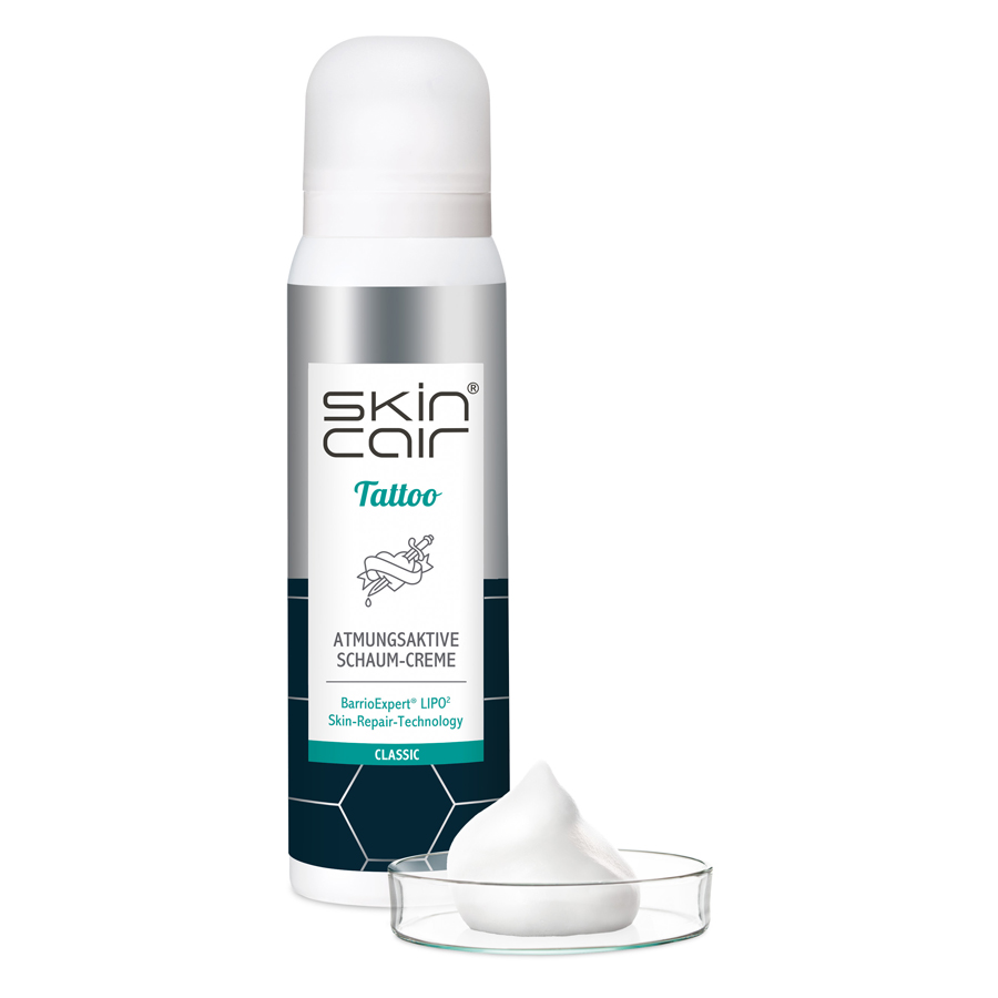 Skincair Tattoo Schaum