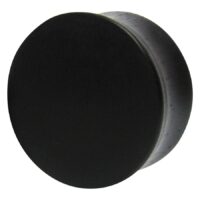 Flat Ebony Wood Plug