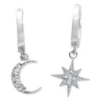 Moon and Polarstar Earstuds