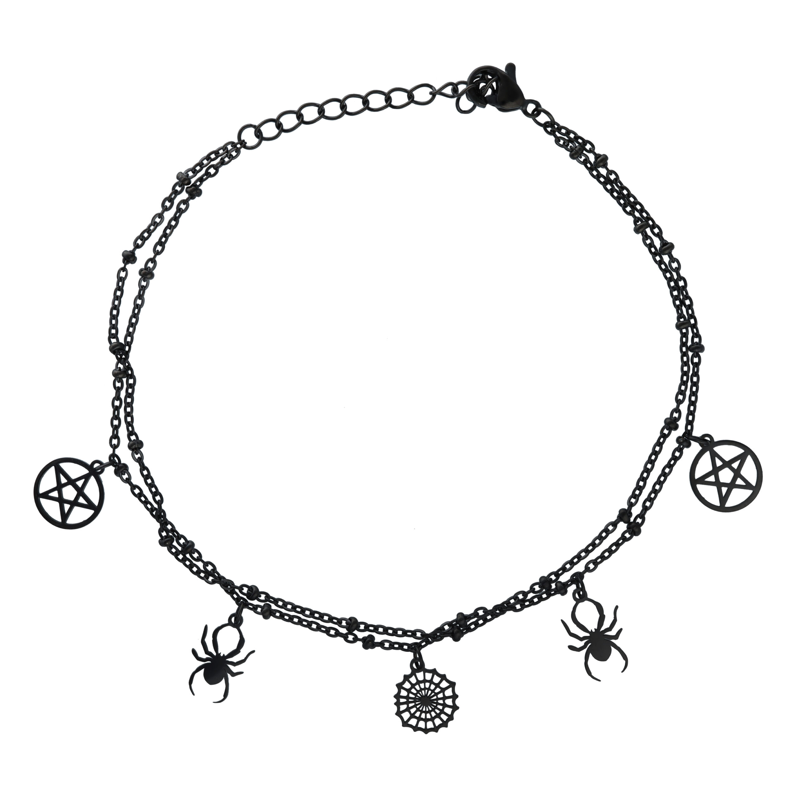 Spider Pentagram Ankle Chain Spider Pentagram Ankle Chain