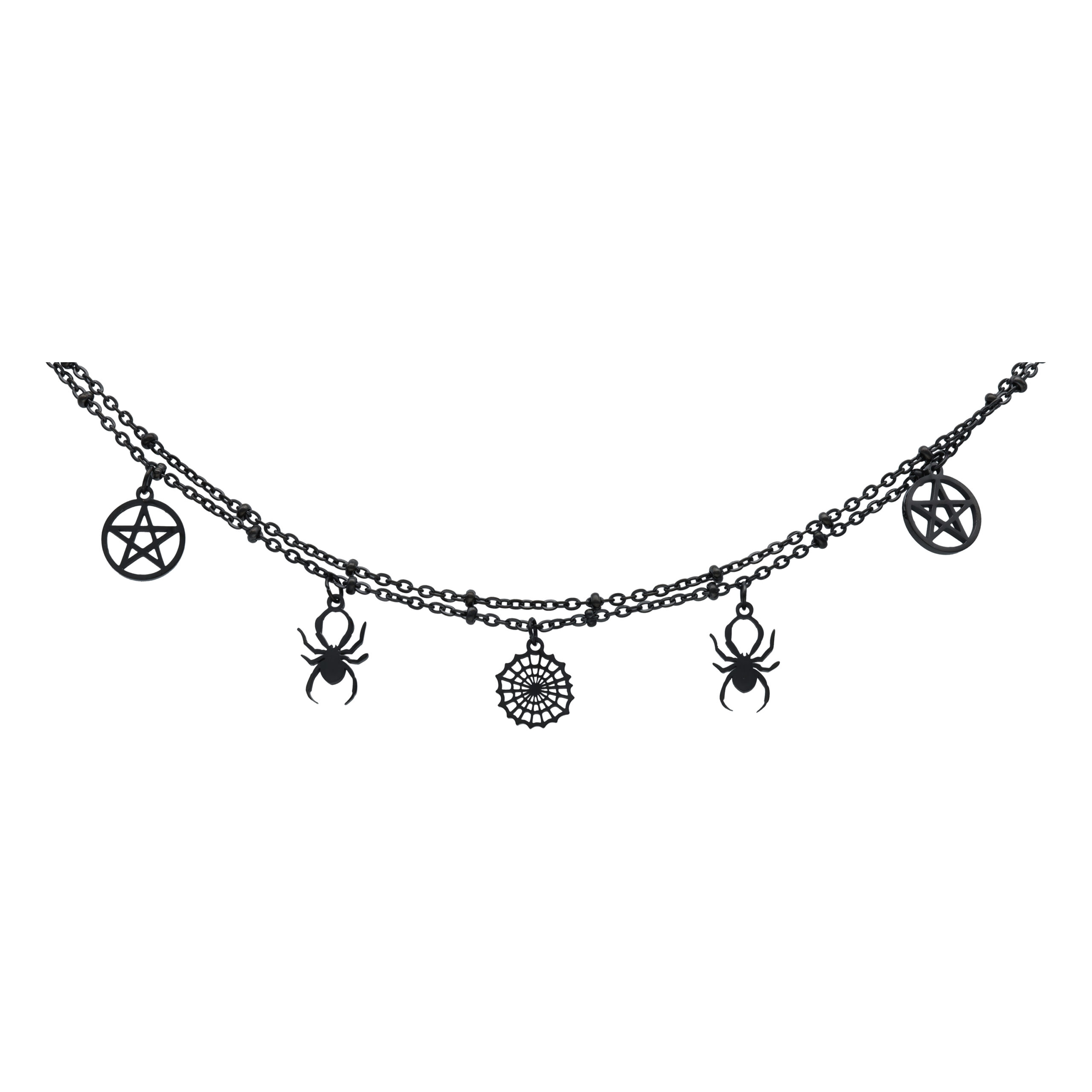 Spider Pentagram Ankle Chain Spider Pentagram Ankle Chain