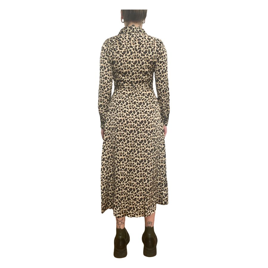 Leoparden Kleid Hell