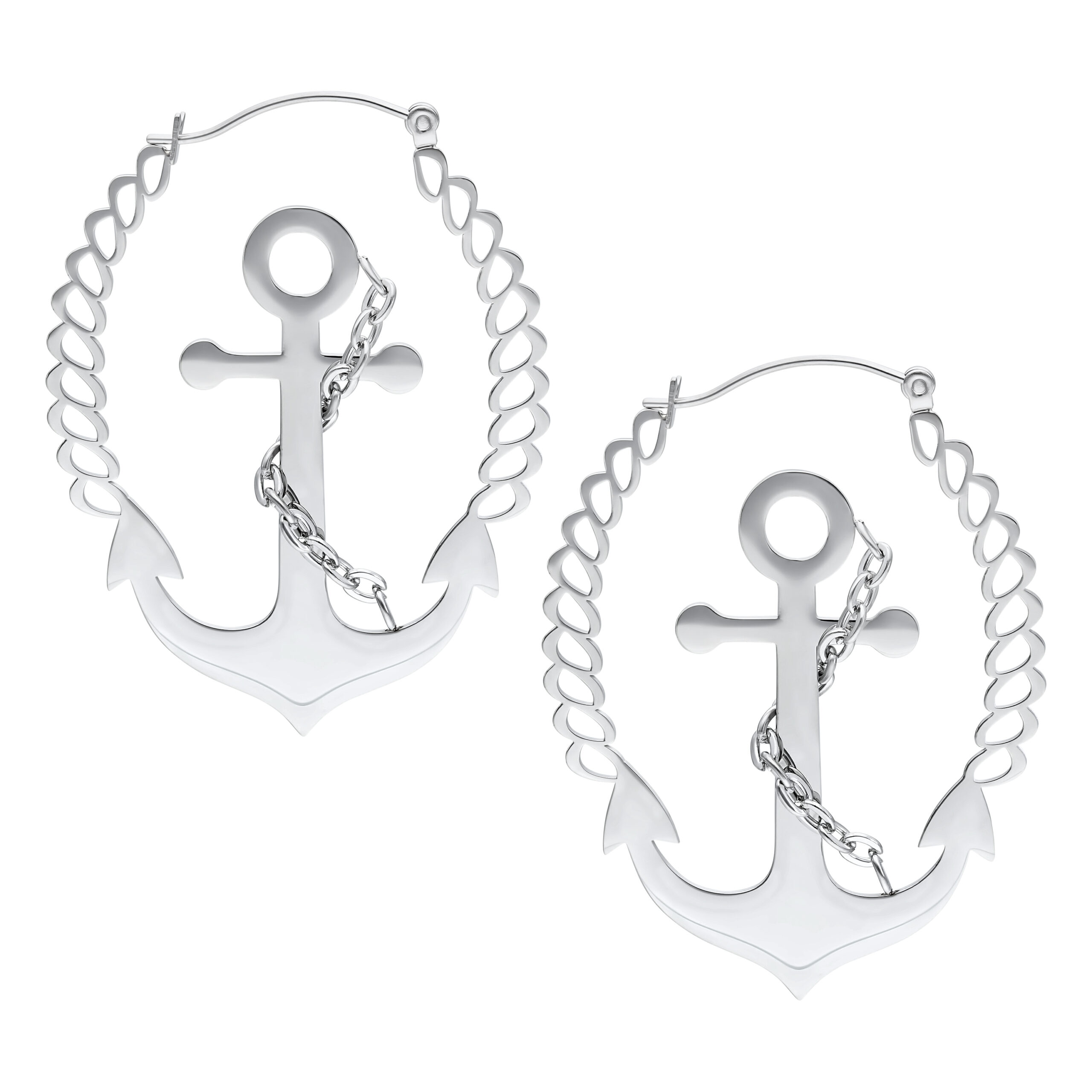 Chain Anchor Hoops Chain Anchor Hoops