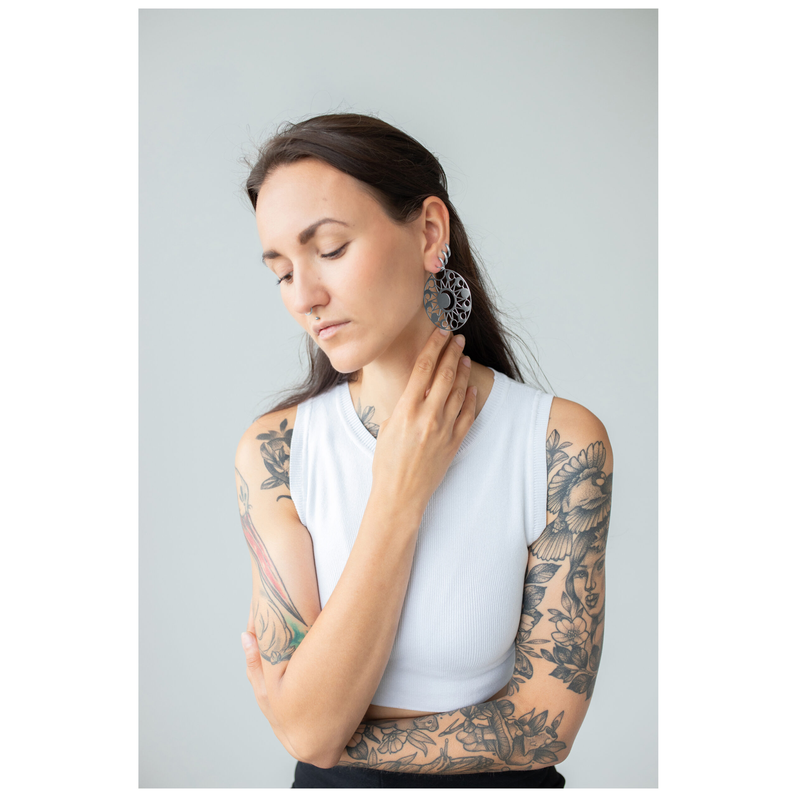 Moon Eclipse Hoops Moon Eclipse Hoops