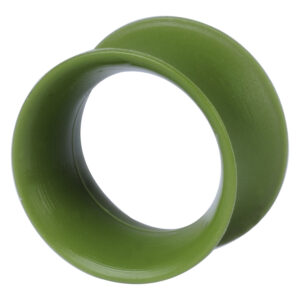 Túnel de silicona Kaos Softwear de 5,0 mm en color oliva sobre fondo blanco