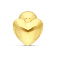 18k Earbarbell Heart