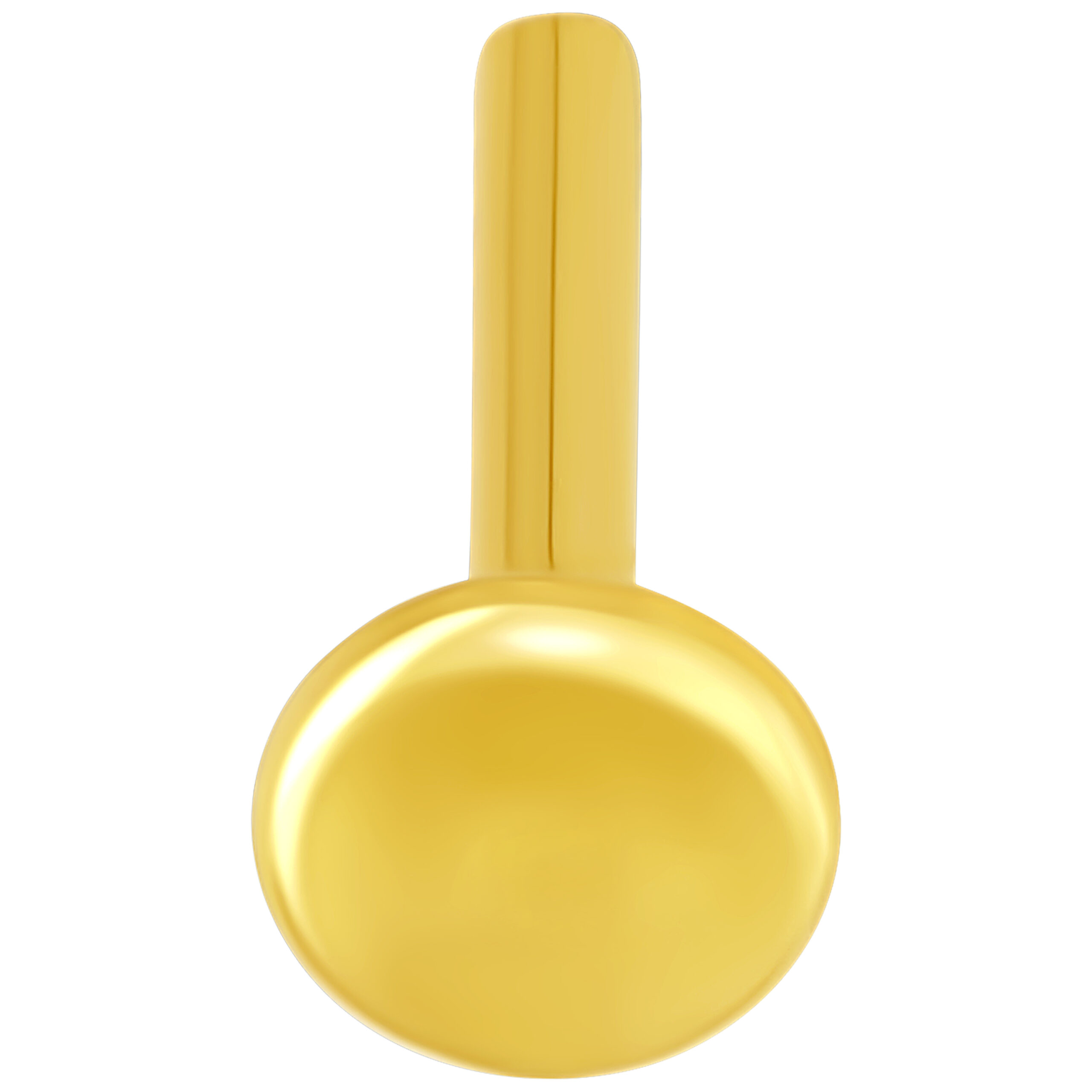 Internally Labret Stud without Attachment 14k Internally Labret Stud without Attachment 14k