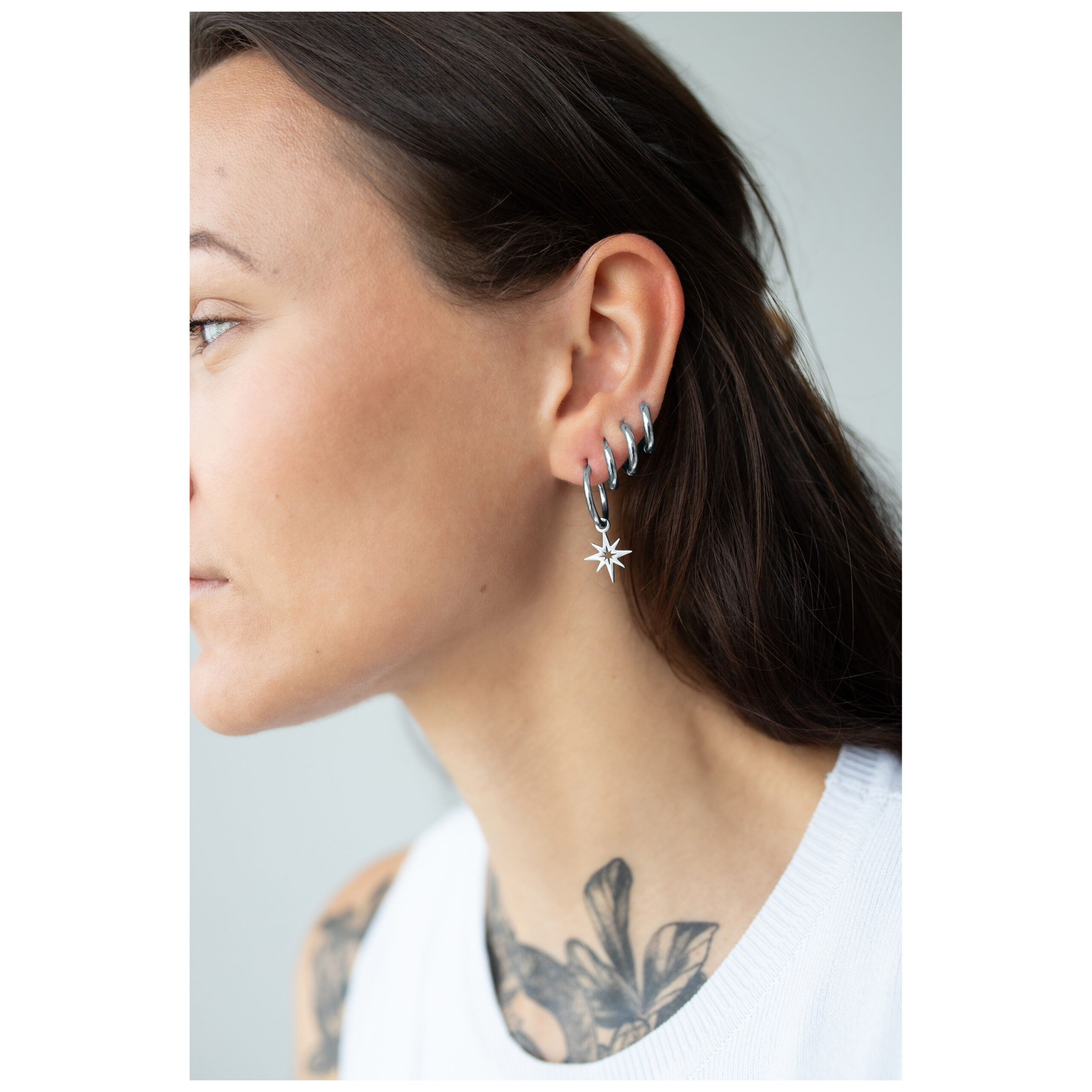 Little Polar Star Hoops Little Polar Star Hoops