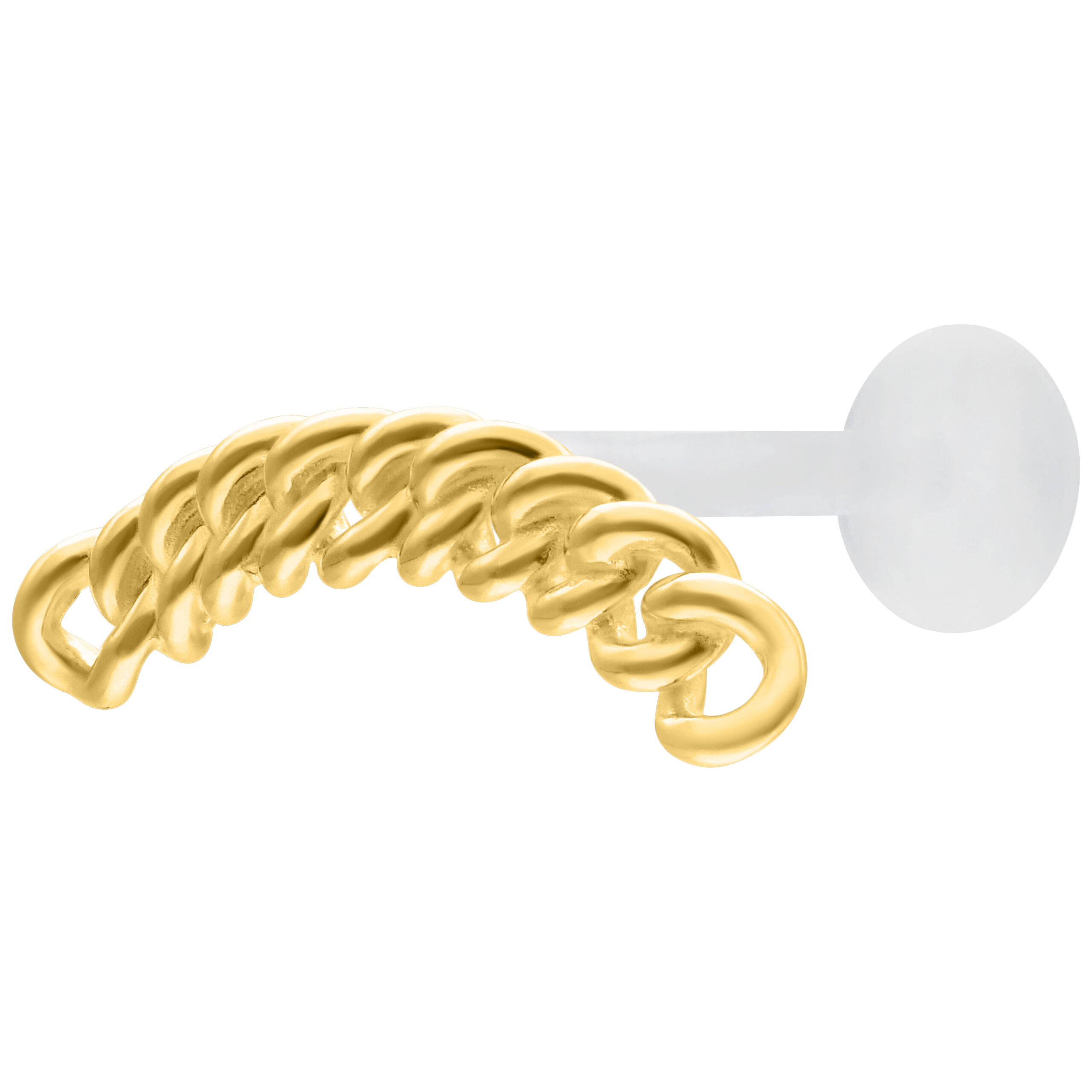 Chunky Chain Push Fit Labret Chunky Chain Push Fit Labret