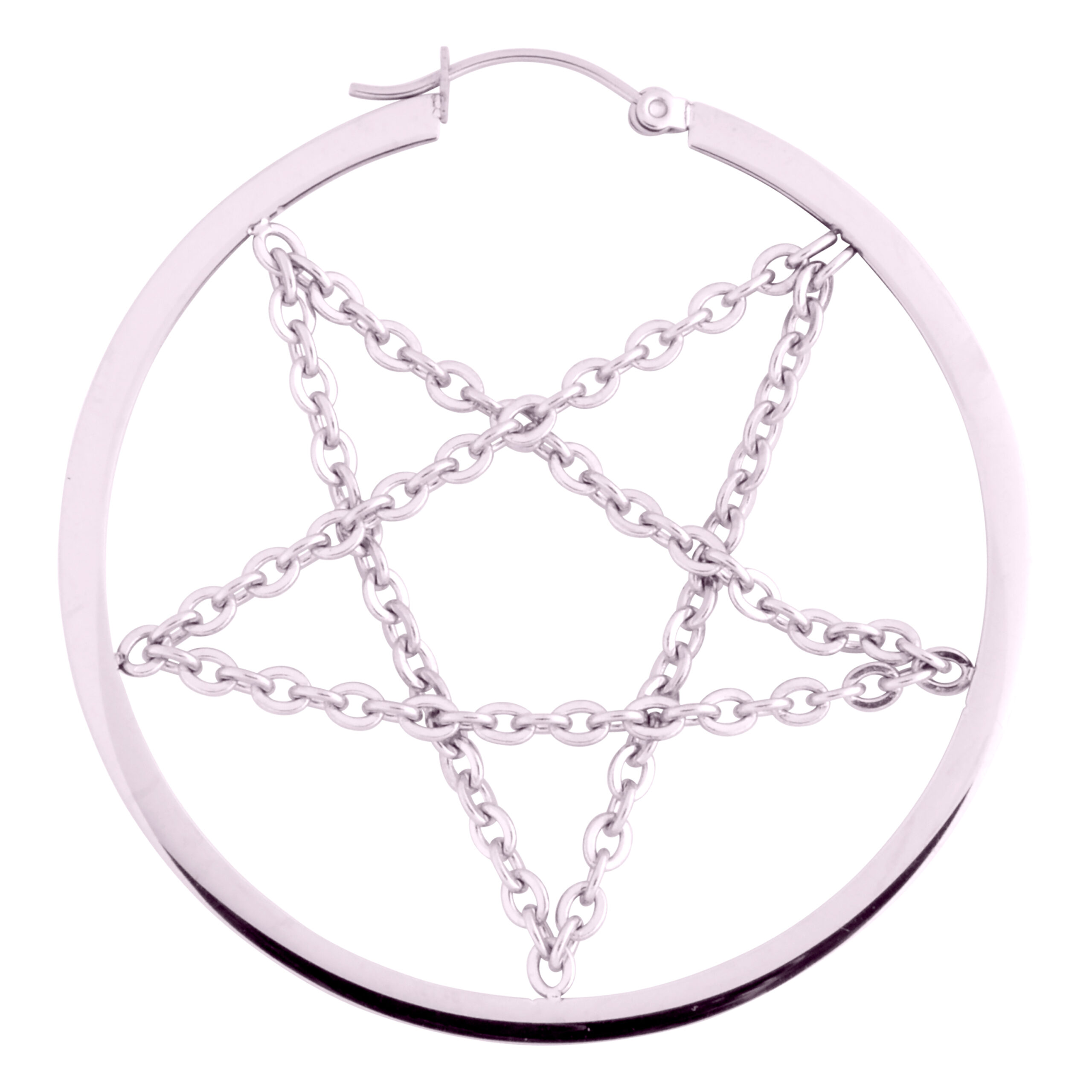 Pentagram Chain Hoops