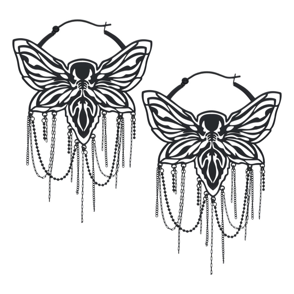Moth Chain Hoops