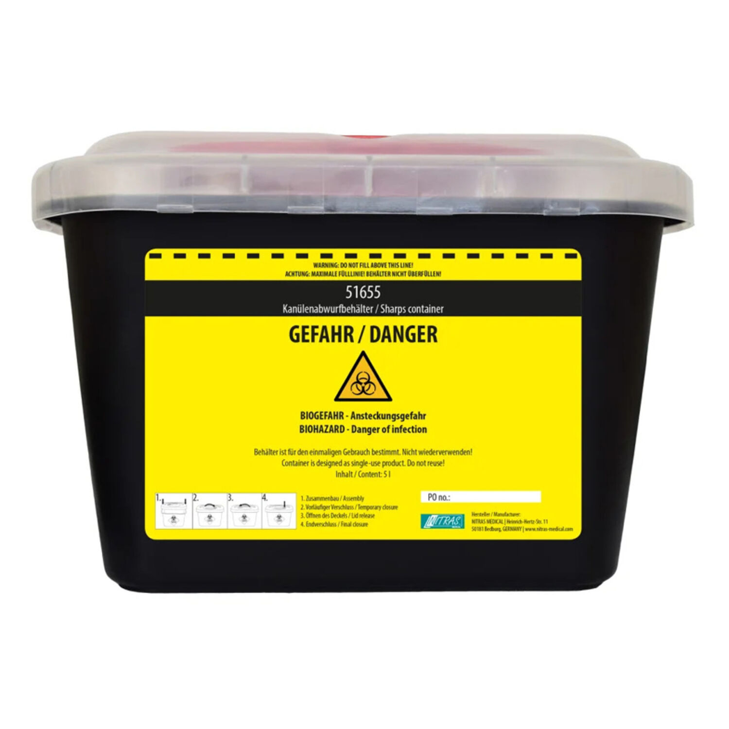 Abwurfbehälter 5 Liter