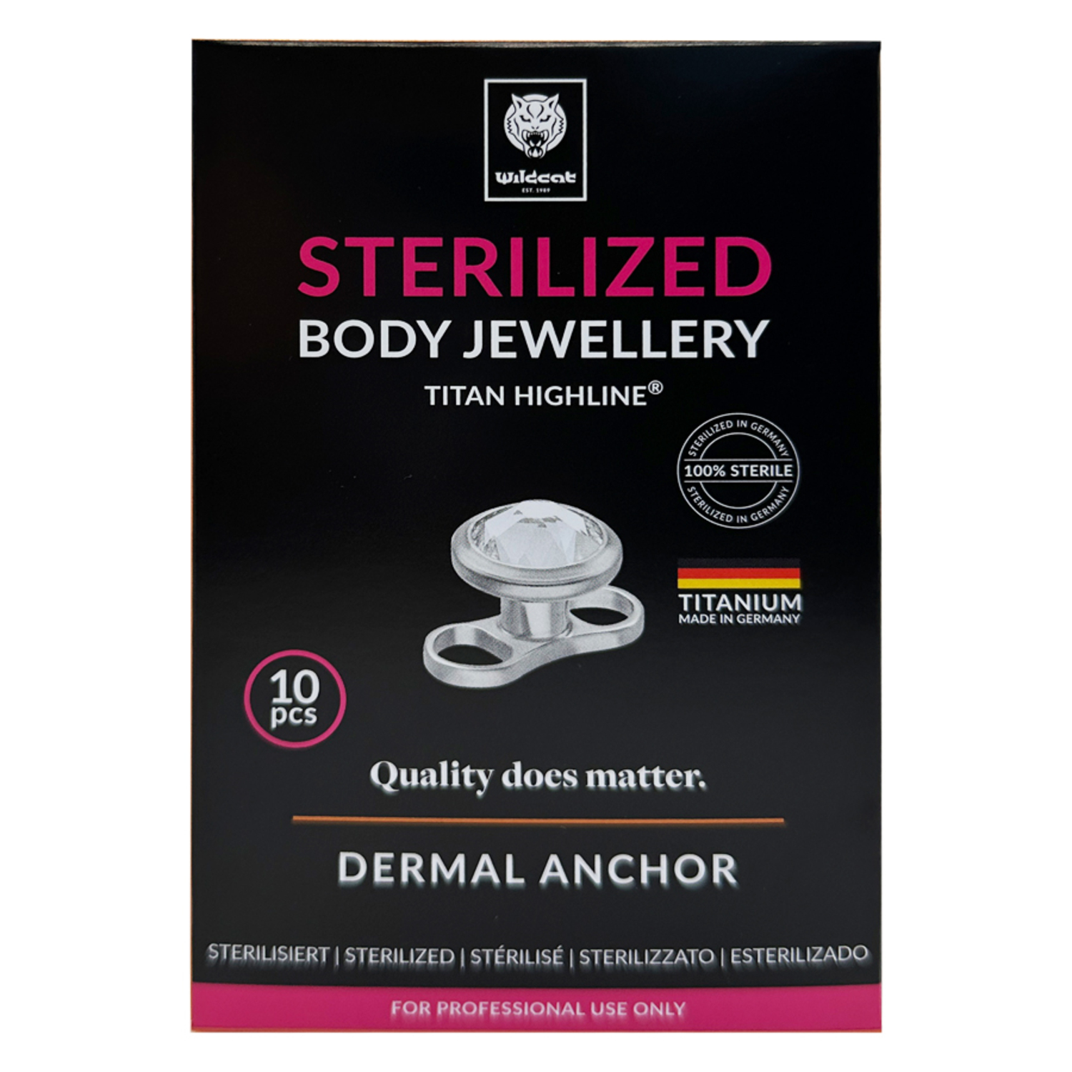 Sterilized Jewelled Dermal Anchor Sterilized Jewelled Dermal Anchor