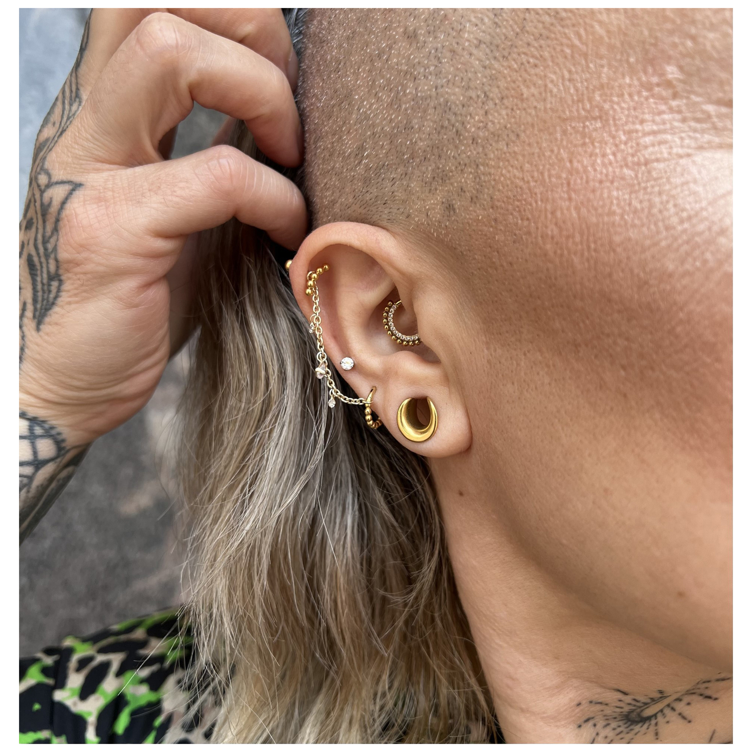 Internally Princess Crystal Attachment 14k Internally Princess Crystal Attachment 14k