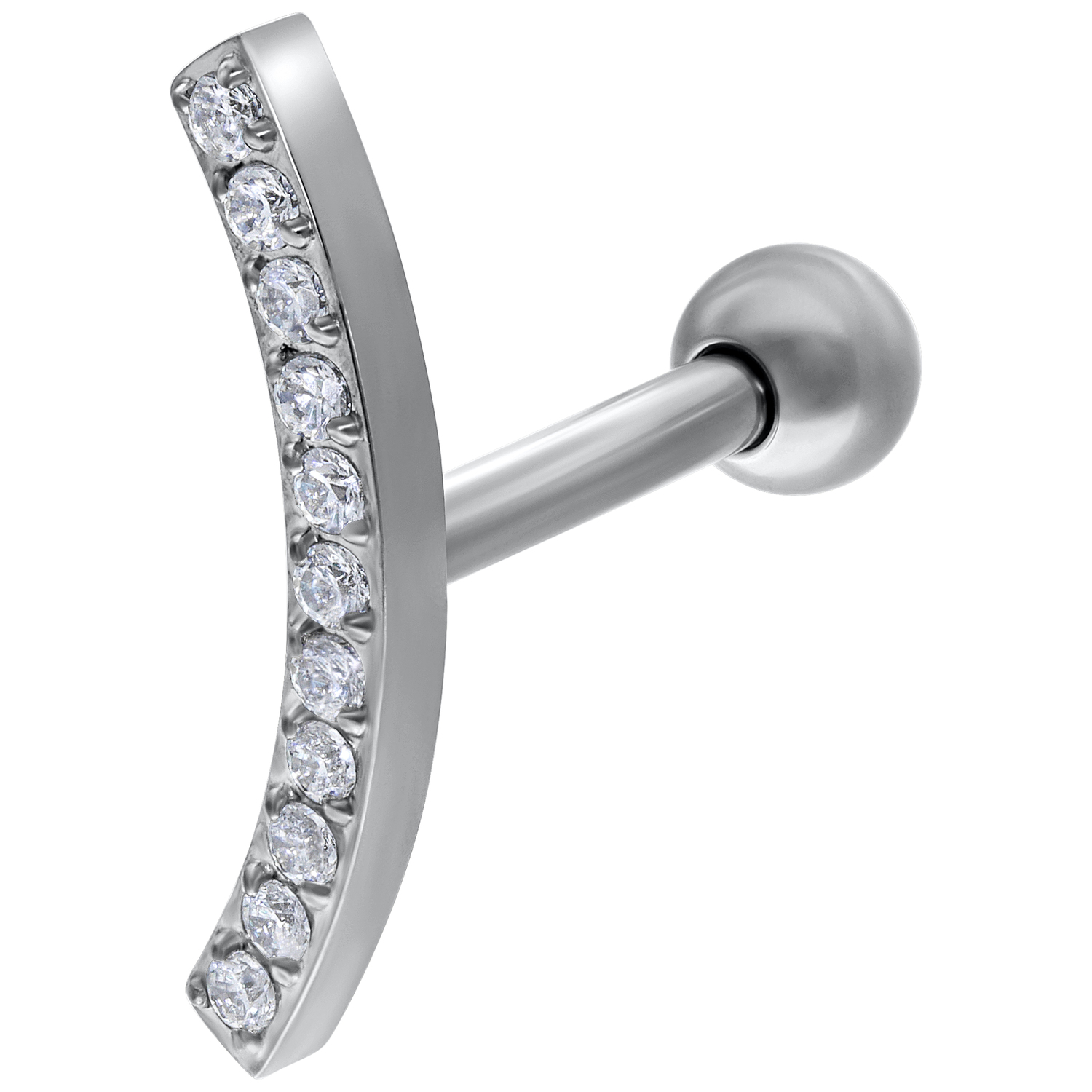 Crystal Bow Earbarbell Crystal Bow Earbarbell