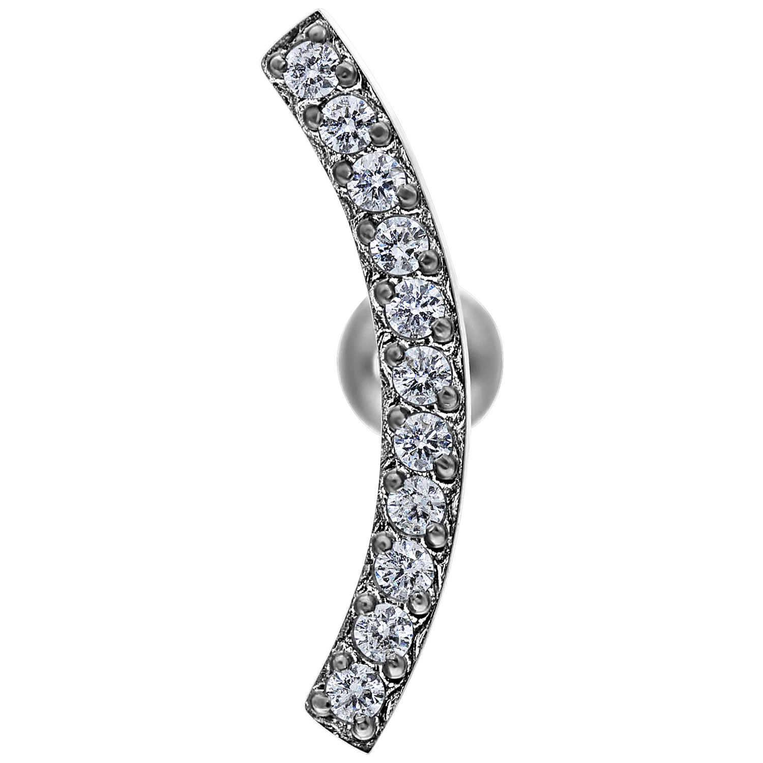 Crystal Bow Earbarbell Crystal Bow Earbarbell