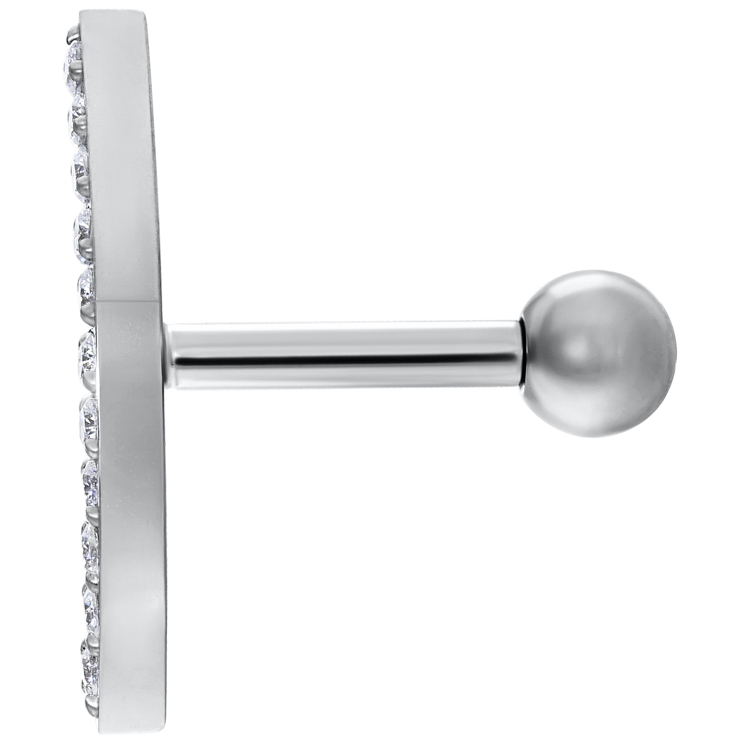 Crystal Bow Earbarbell Crystal Bow Earbarbell