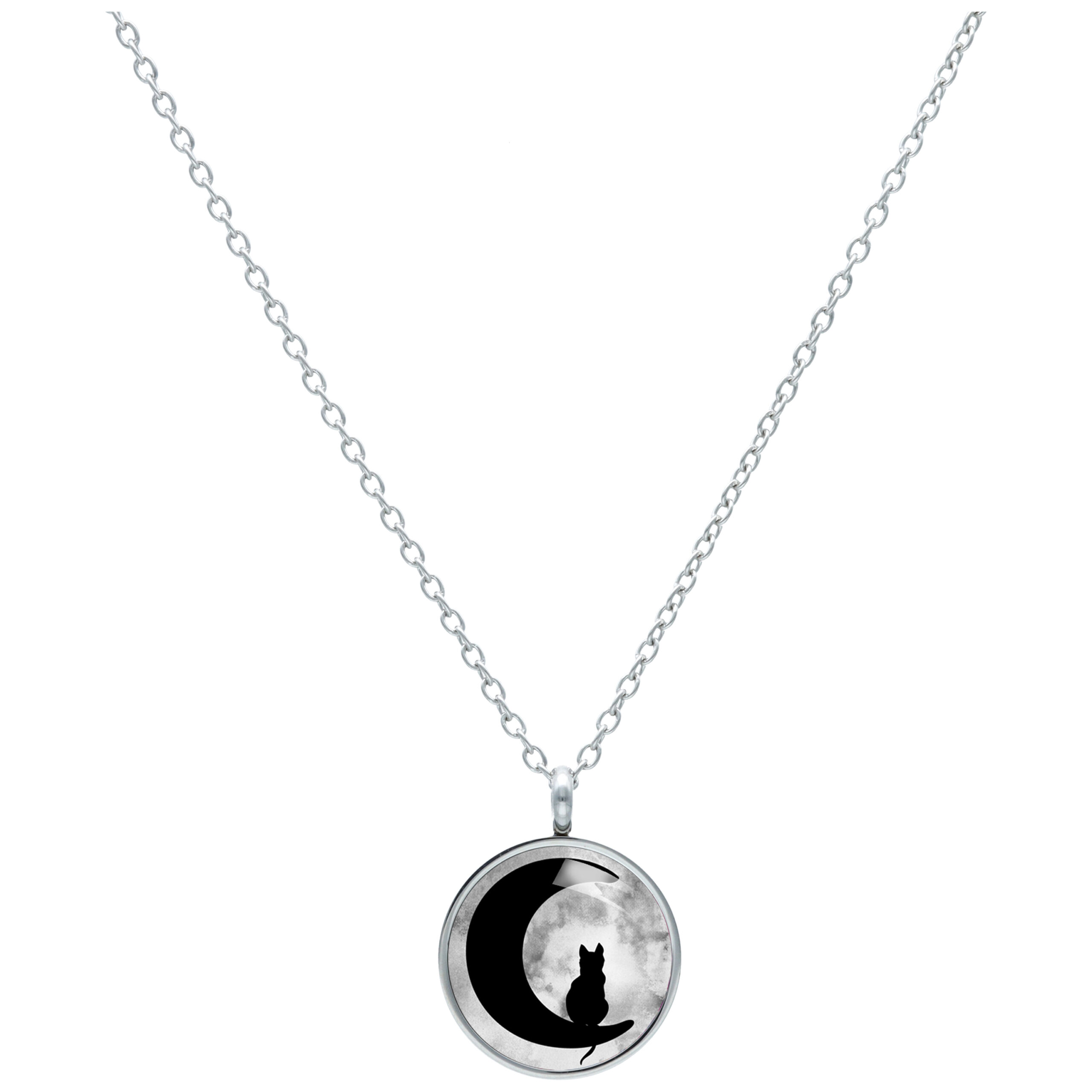 Moonlight Cat Necklace