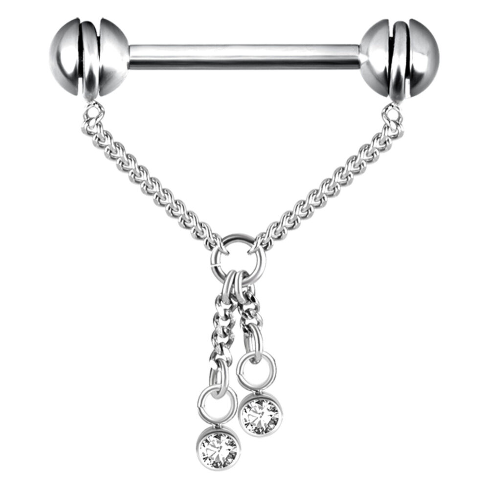 Rotating Crystal Nipple Chain