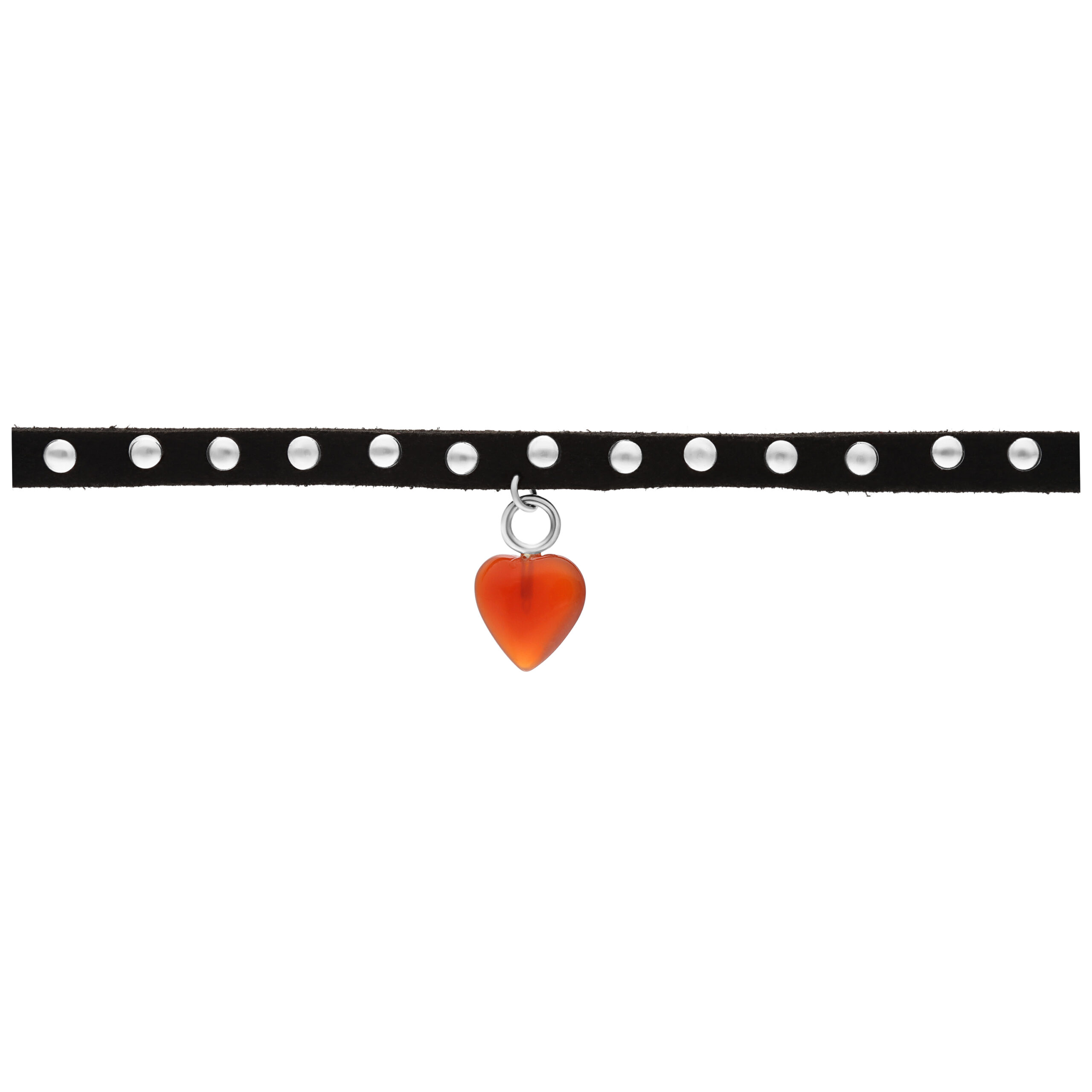 Red Heart Studded Choker Red Heart Studded Choker