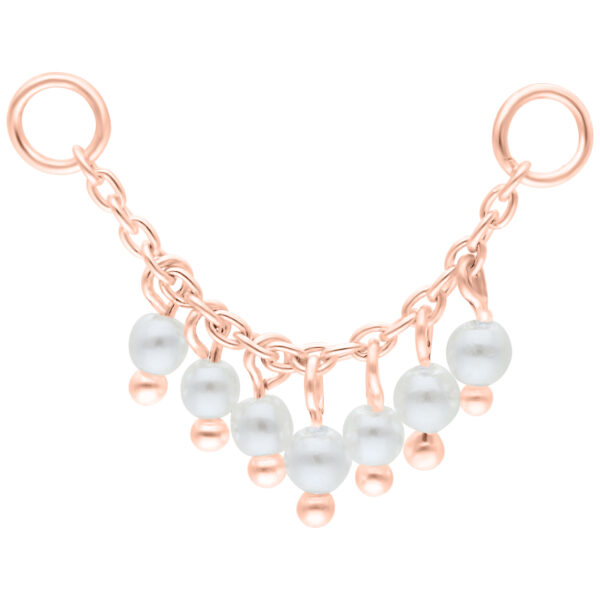 Cadena con Mini Perlas para Piercing