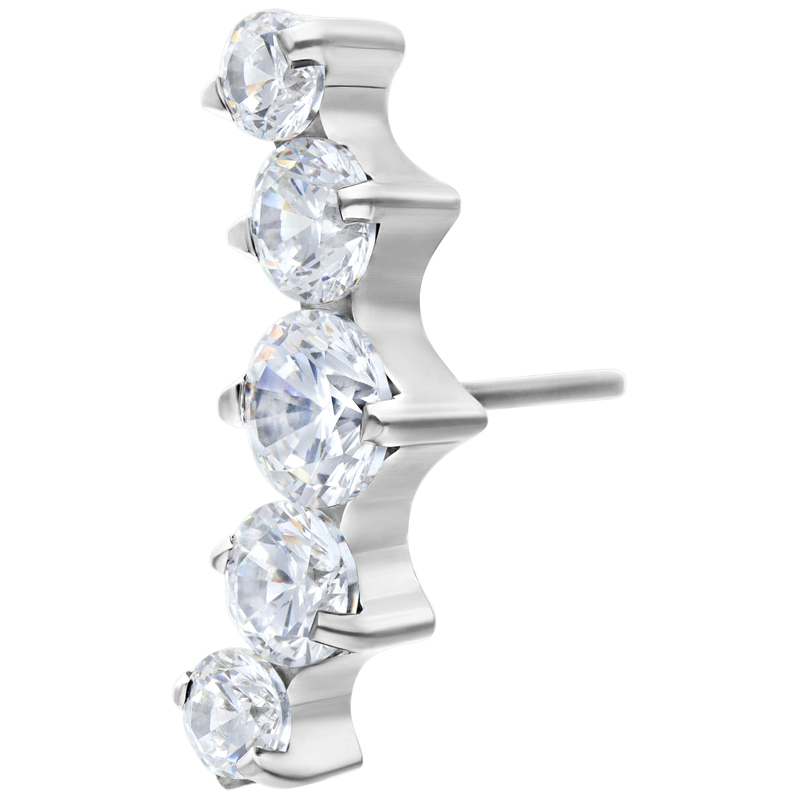 Push Fit Curved 5 Crystal Attachment Push Fit Curved 5 Crystal Attachment