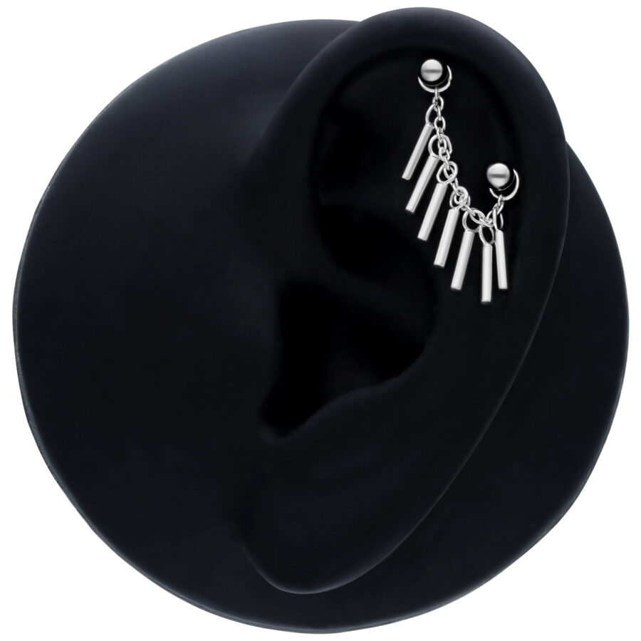Cadena con Barritas para Piercing