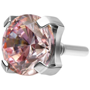 Accesorio con engaste de púas para labret de ajuste perfecto