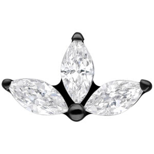 Accesorio Loto de Cristal Push Fit - Negro