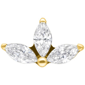 Accesorio Loto de Cristal Push Fit - Oro
