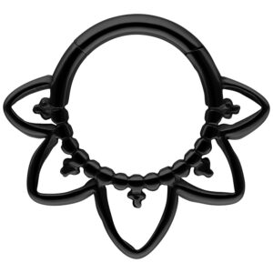 Oriental Septum Clicker - Negro