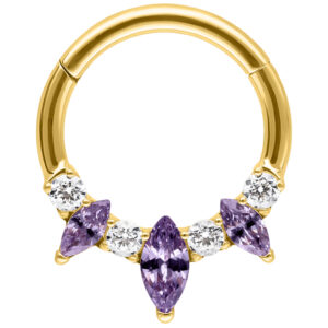 Septum Clicker Marquise Hinged