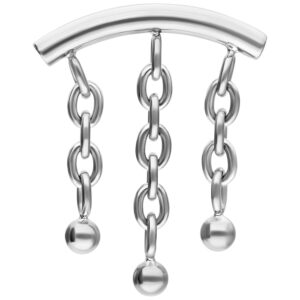 Accesorio Push Fit Hidden Helix con Cadena y Bubble